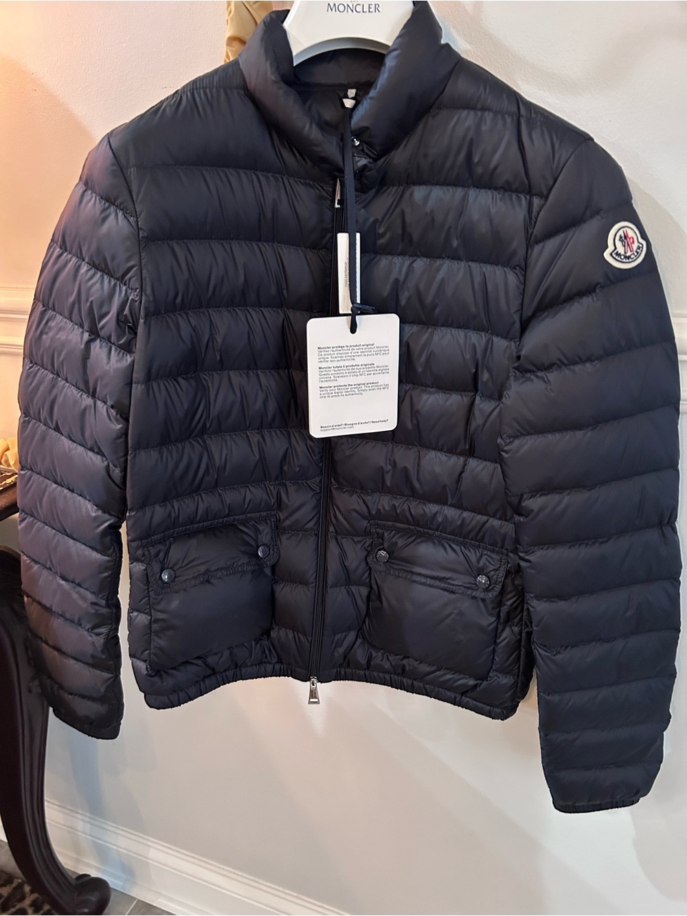 New with tags - Moncler Lans lightweight down Jacket - Navy